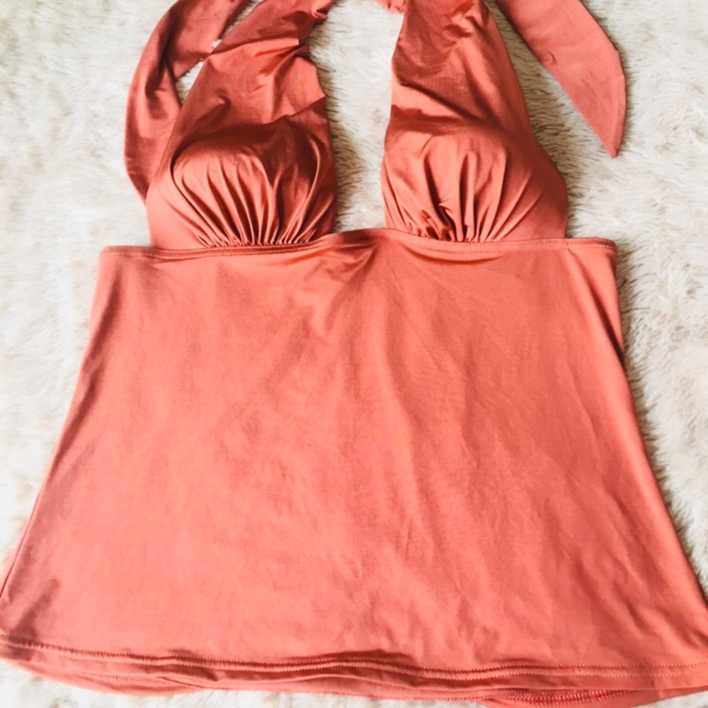 Victoria’s Secret Rust Color Halter Tie Top